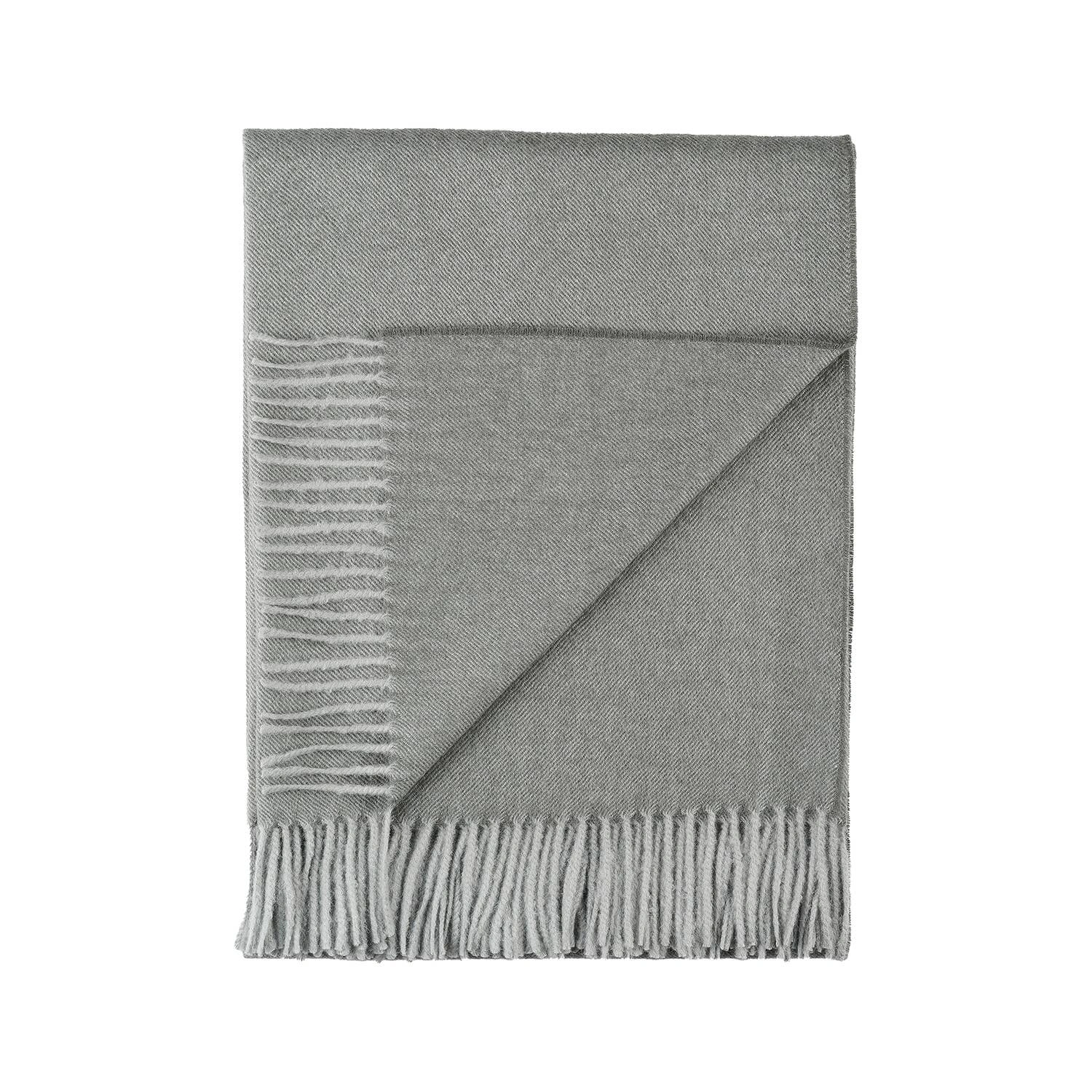 Cozy Baby Alpaca Throw in Deep Iron Ore Luxury